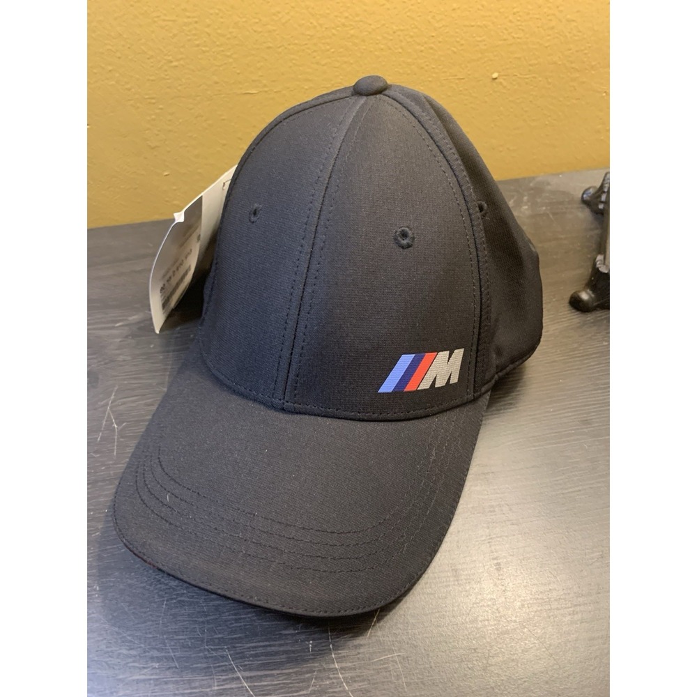BMW Genuine M Collection Cap Black Adjustable Baseball Hat Mens Unisex NEW